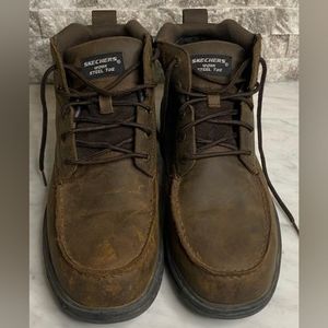 Skechers Brown Steel Toe Workboot 11.5